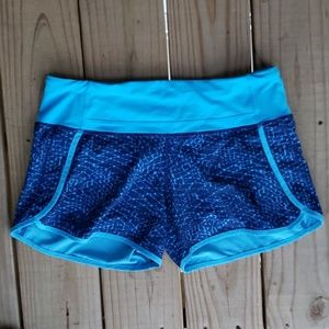 Lululemon Shorts Size 6 Speed Up Blue Pockets